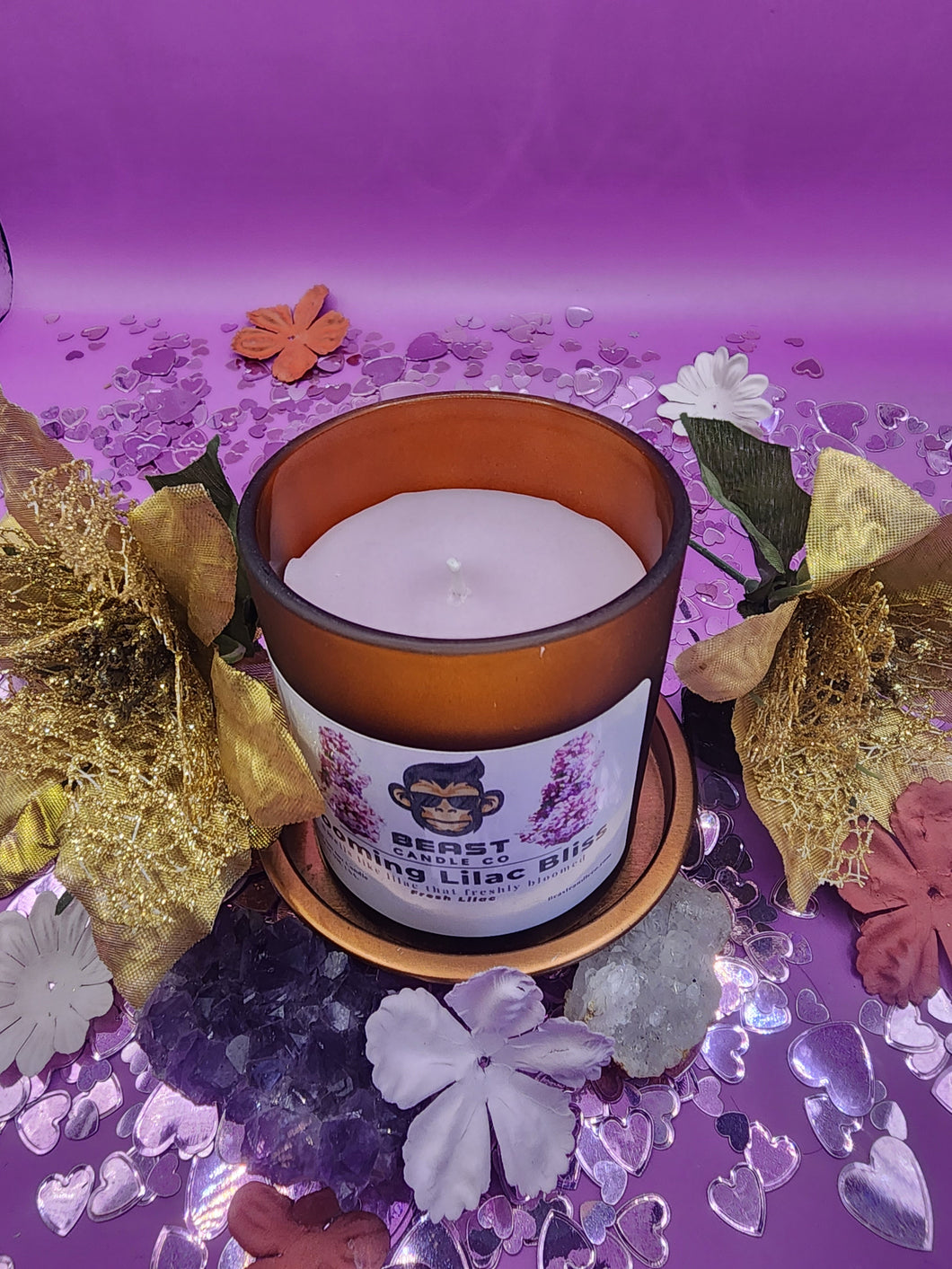 Blooming Lilac Bliss | Frosted Candle