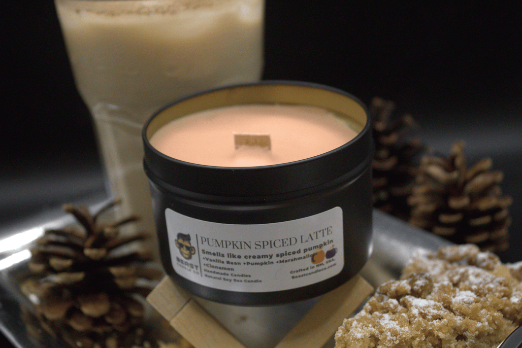 Pumpkin Spiced Latte | Tin Candle