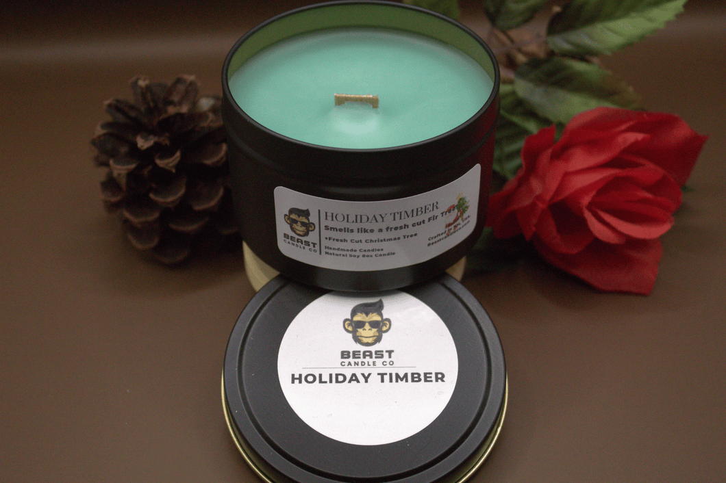 Holiday Timber | Tin Candle