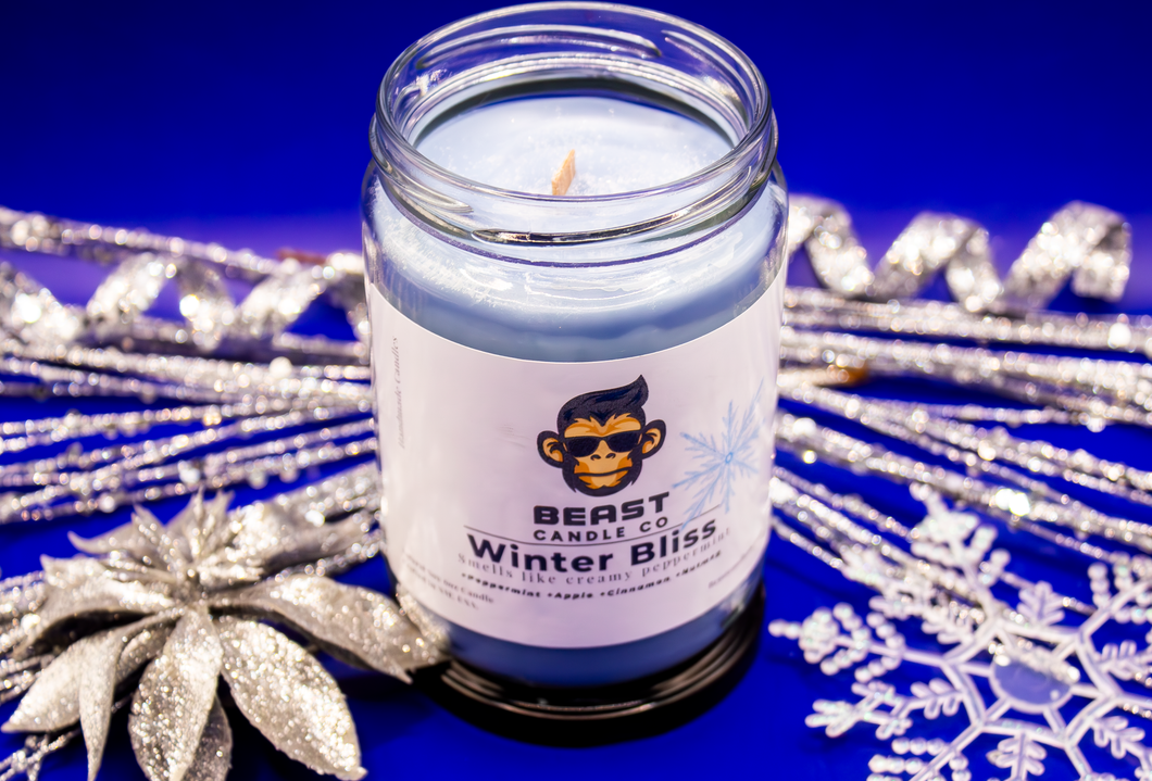 Winter Bliss |Glass Candle