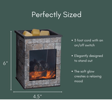 Load image into Gallery viewer, Fireplace Glass Illumination Wax Warmer Warmer

